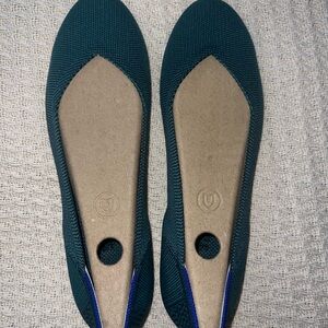 Brand New Women’s | Rothy's | Spruce Python Flats | Dark Teal | Size 9.5
